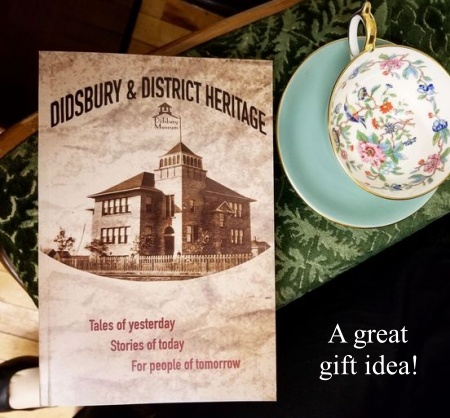 Pick up the Didsbury History Book at the Museum.