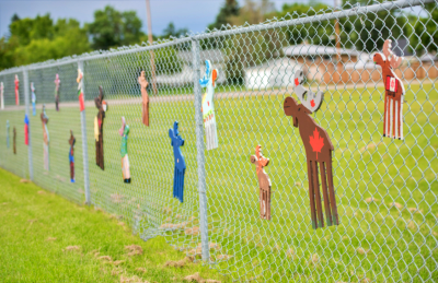 Moose Fence Park is located immediately east of Ross Ford Elementary School
