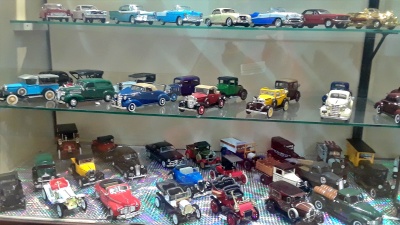 Just two of the really neat miniature cars you'll see at the Didsbury Museum.