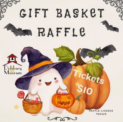 A chance to win a great prize basket with special gifts from Didsbury merchants!
